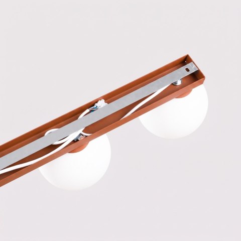 Sollux Lighting Plafon YOLI 6 ochra czerwona