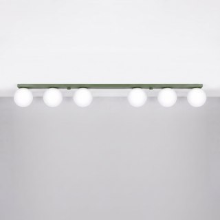 Sollux Lighting Plafon YOLI 6 zielona oliwka