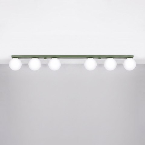 Sollux Lighting Plafon YOLI 6 zielona oliwka