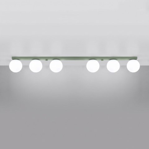 Sollux Lighting Plafon YOLI 6 zielona oliwka