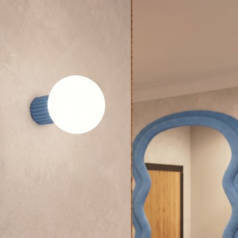 Sollux Lighting Kinkiet HALO błękitny IP44