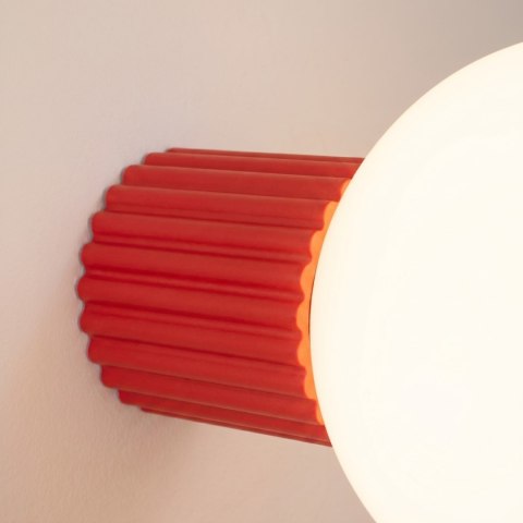 Sollux Lighting Kinkiet HALO czerwony IP44