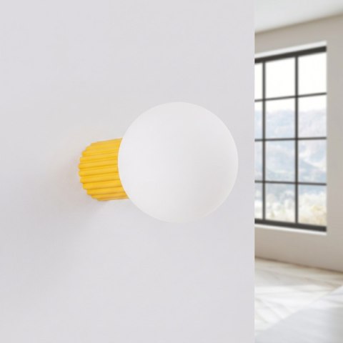 Sollux Lighting Kinkiet HALO żółty IP44