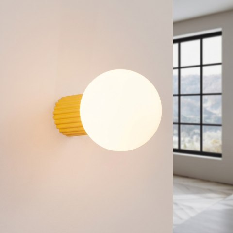 Sollux Lighting Kinkiet HALO żółty IP44