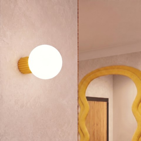 Sollux Lighting Kinkiet HALO żółty IP44