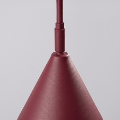 Sollux Lighting Kinkiet NOX 1 burgund z włącznikiem