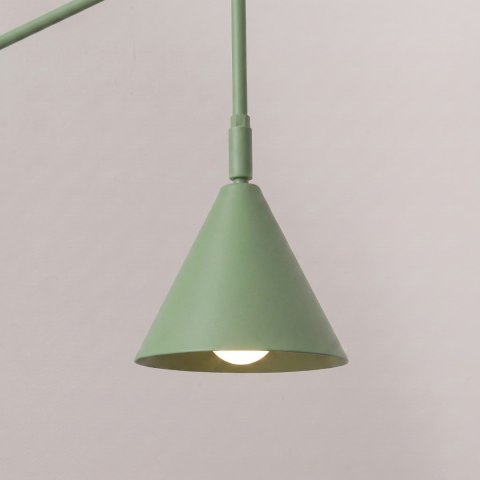 Sollux Lighting Kinkiet NOX 1 szałwiowy z włącznikiem