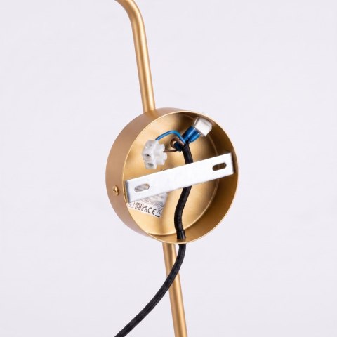 Sollux Lighting Kinkiet NOX 1 złoty z włącznikiem