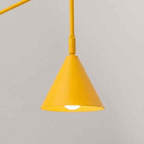 Sollux Lighting Kinkiet NOX 1 żółty z włącznikiem