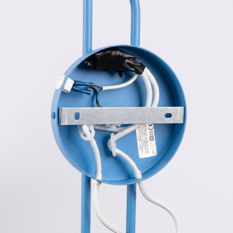 Sollux Lighting Kinkiet NOX 2 błękitny z włącznikiem