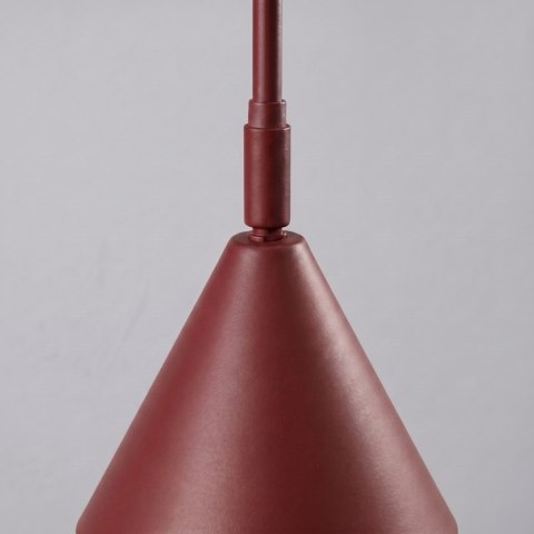 Sollux Lighting Kinkiet NOX 2 burgund z włącznikiem