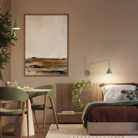 Sollux Lighting Kinkiet NOX 2 szałwiowy z włącznikiem