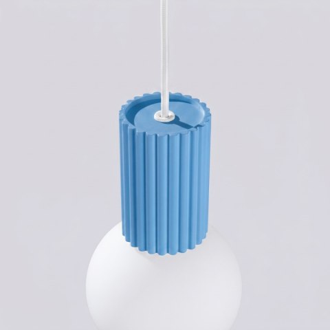 Sollux Lighting Lampa wisząca HALO 1 błękitna