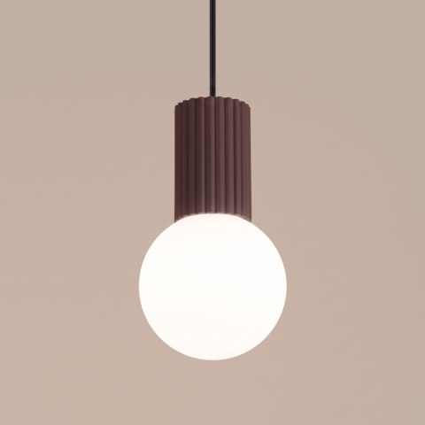 Sollux Lighting Lampa wisząca HALO 1 brązowa