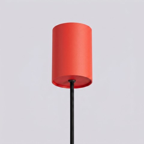 Sollux Lighting Lampa wisząca HALO 1 czerwona