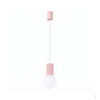 Sollux Lighting Lampa wisząca HALO 1 różowa