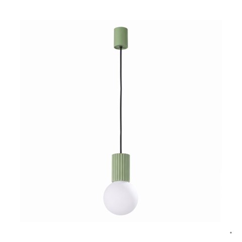Sollux Lighting Lampa wisząca HALO 1 szałwiowa