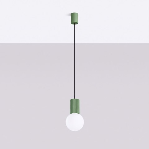 Sollux Lighting Lampa wisząca HALO 1 szałwiowa
