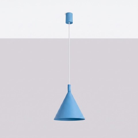 Sollux Lighting Lampa wisząca NOX 25 błękitna