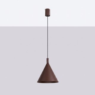 Sollux Lighting Lampa wisząca NOX 25 brązowa