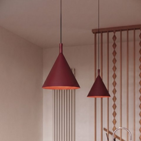 Sollux Lighting Lampa wisząca NOX 25 burgund