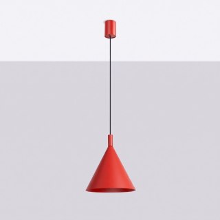 Sollux Lighting Lampa wisząca NOX 25 czerwona