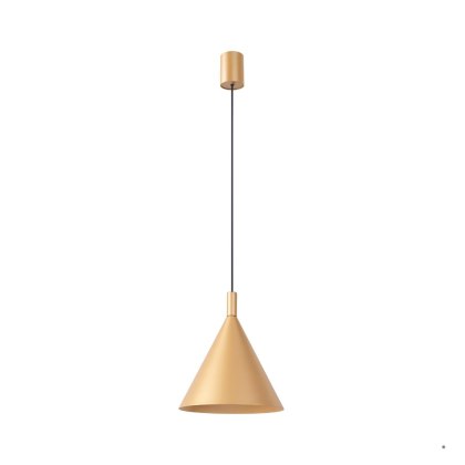 Sollux Lighting Lampa wisząca NOX 25 złota