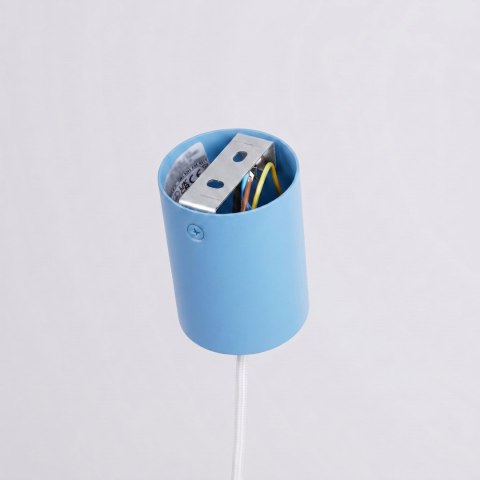 Sollux Lighting Lampa wisząca NOX 40 błękitna