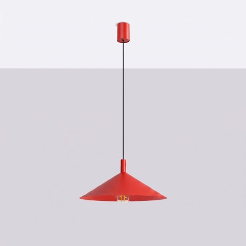 Sollux Lighting Lampa wisząca NOX 40 czerwona