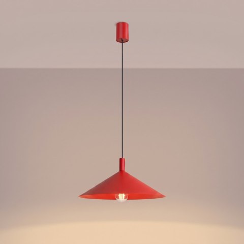 Sollux Lighting Lampa wisząca NOX 40 czerwona