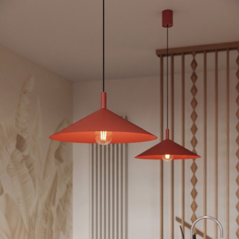 Sollux Lighting Lampa wisząca NOX 40 czerwona