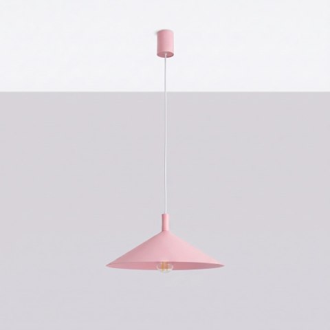 Sollux Lighting Lampa wisząca NOX 40 różowa