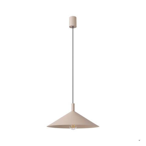 Sollux Lighting Lampa wisząca NOX 40 taupe