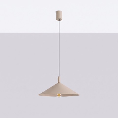 Sollux Lighting Lampa wisząca NOX 40 taupe