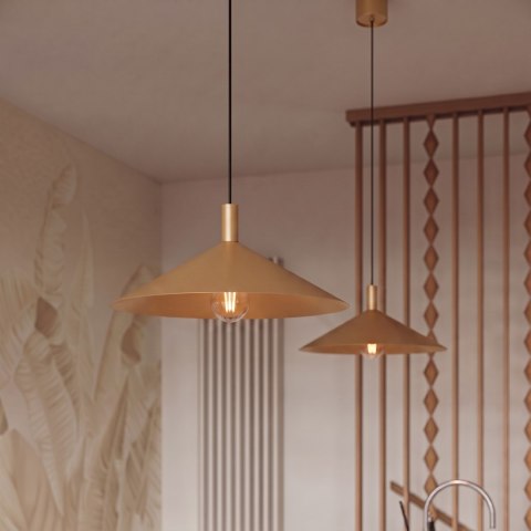 Sollux Lighting Lampa wisząca NOX 40 złota