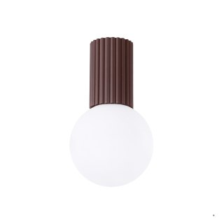 Sollux Lighting Plafon HALO brązowy IP44