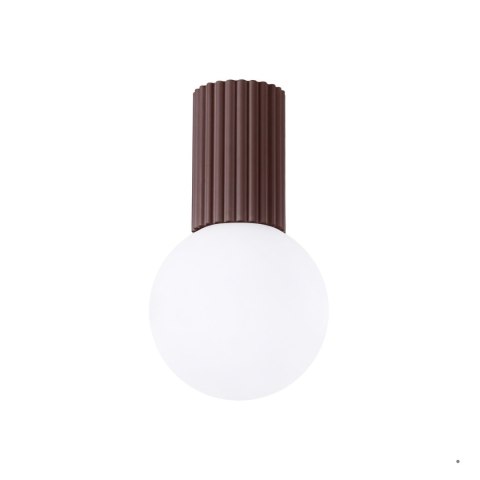 Sollux Lighting Plafon HALO brązowy IP44