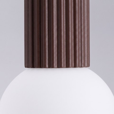 Sollux Lighting Plafon HALO brązowy IP44