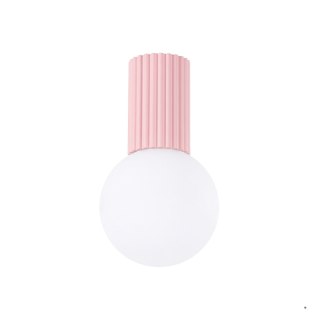 Sollux Lighting Plafon HALO różowy IP44