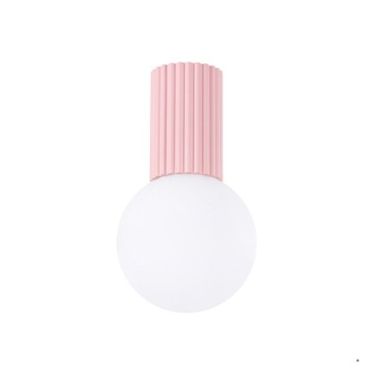 Sollux Lighting Plafon HALO różowy IP44