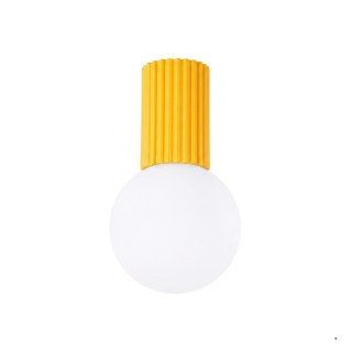 Sollux Lighting Plafon HALO żółty IP44