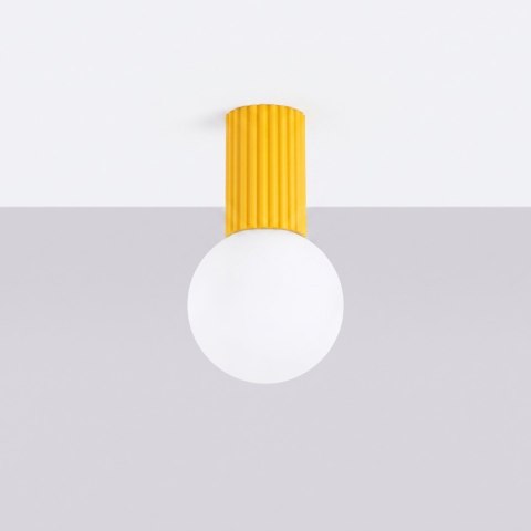 Sollux Lighting Plafon HALO żółty IP44