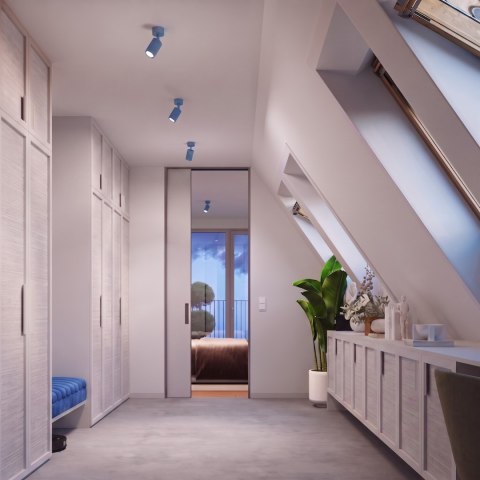 Sollux Lighting Plafon KARBON 1 błękitny