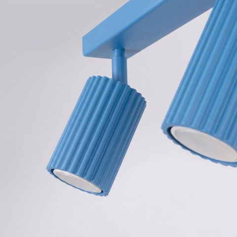 Sollux Lighting Plafon KARBON 2 błękitny