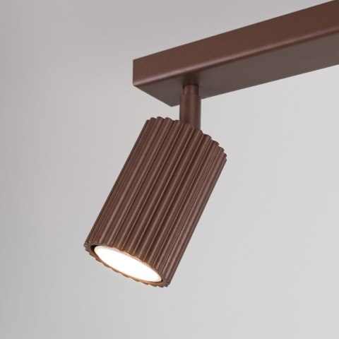 Sollux Lighting Plafon KARBON 2 brązowy