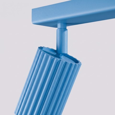 Sollux Lighting Plafon KARBON 3L błękitny