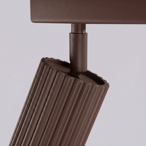 Sollux Lighting Plafon KARBON 3L brązowy