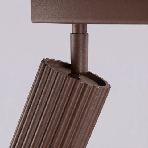 Sollux Lighting Plafon KARBON 6L brązowy