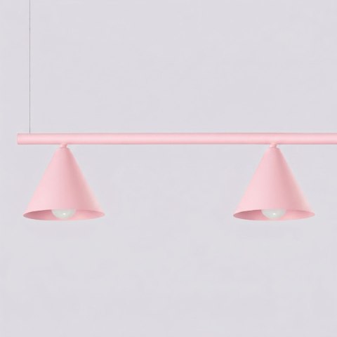 Sollux Lighting Żyrandol NOX 4L różowa
