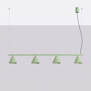 Sollux Lighting Żyrandol NOX 4L szałwiowa